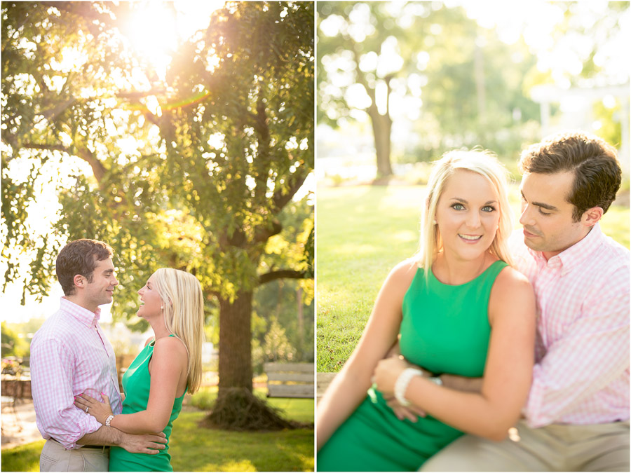 Sunny, cheerful, fun, creative, unique, backyard engagement photos in Harrisonburg, VA