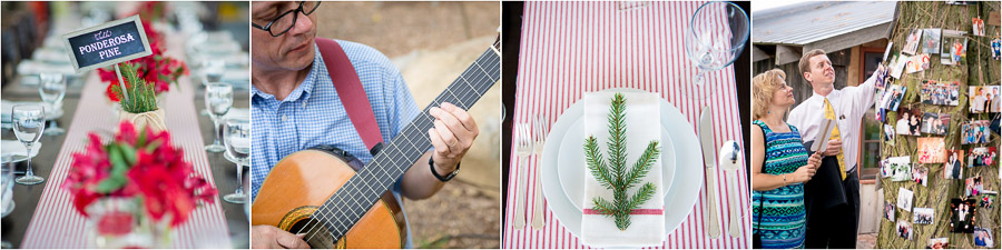 fun, quirky, playful wedding decor details at Dull's Tree Farm wedding reception