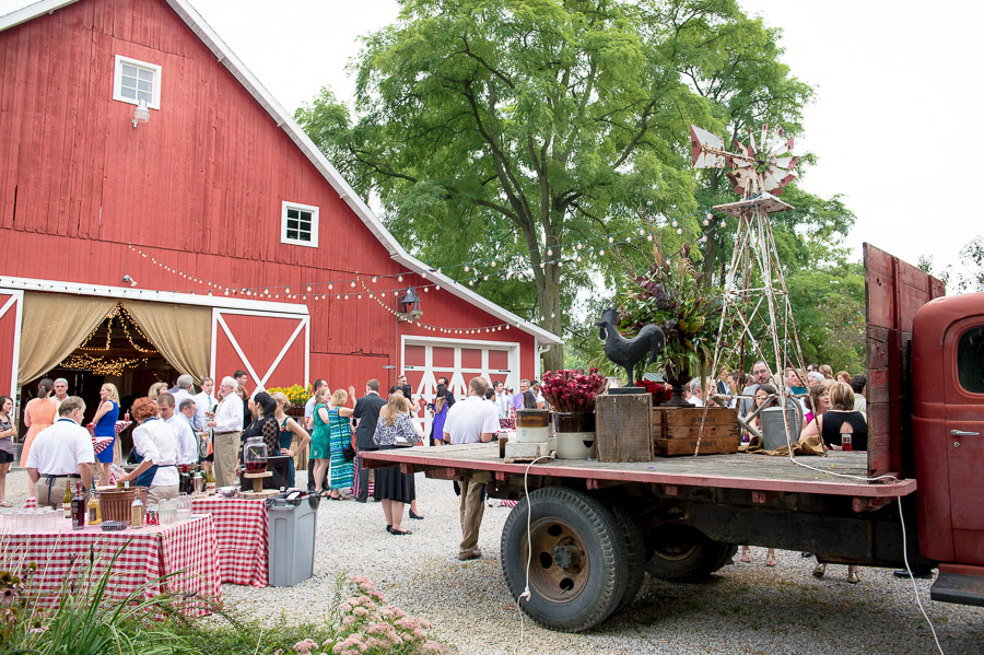 Fun, colorful farm wedding with unique and rustic details at Dull's Tree Farm