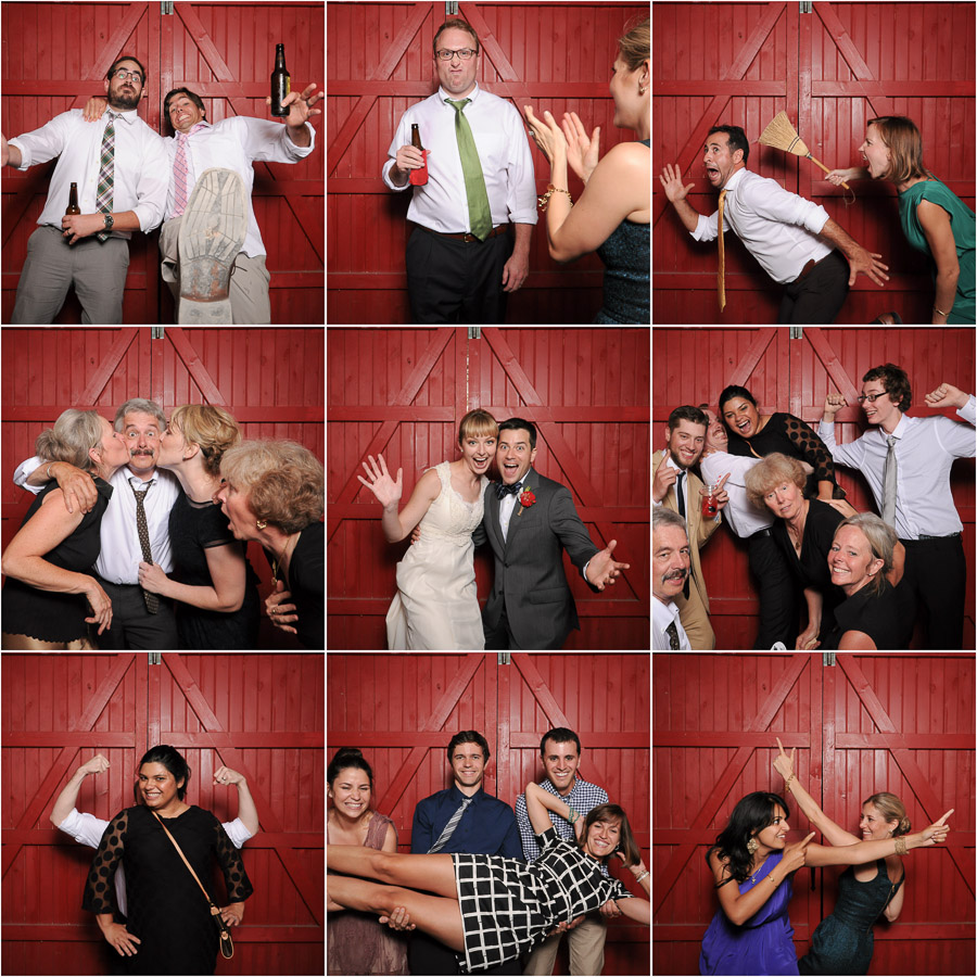 hilarious, creative, unique, colorful wedding photobooth photos