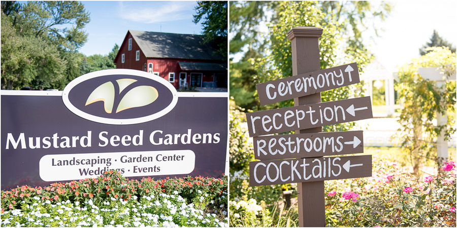 sunny, colorful, late summer wedding at Mustard Seed Gardens in Noblesville, Indiana