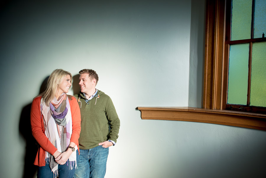 colorful and unique engagement photography at The Manor venue at the Indianapolis Children's museum