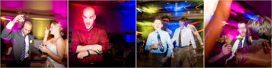 Colorful and fun dancefloor pics at Richmond, VA wedding