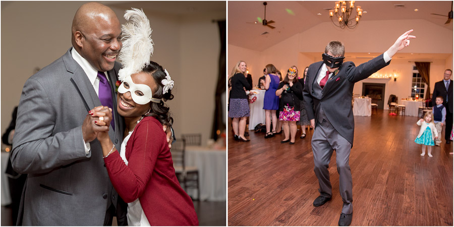 Fun dancing moments at Fredericksburg, VA wedding.