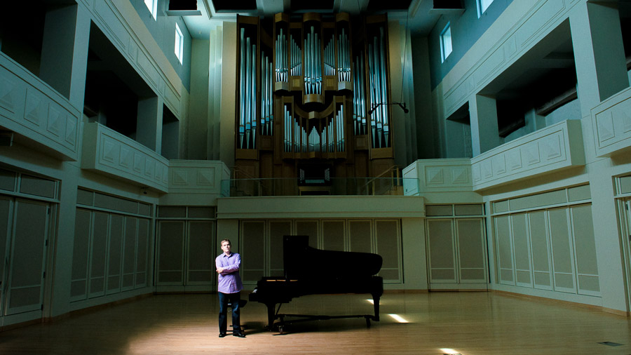 Dramatic, interesting and different portraits for IU Jacobs School of Music