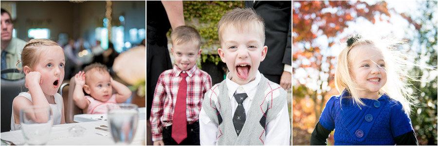 Cute, smiley kiddos making funny faces!