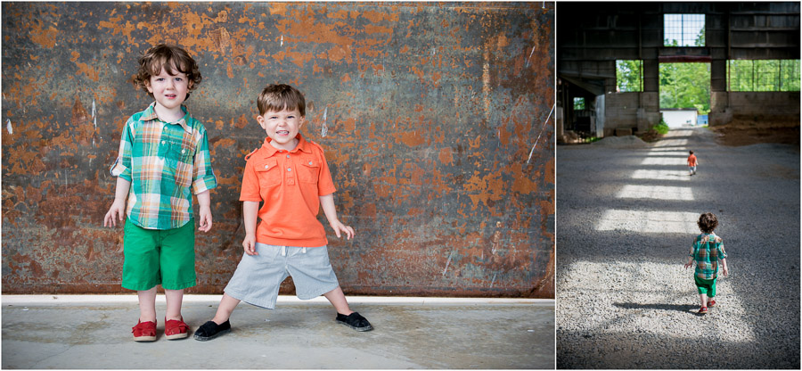 Adorable three year old twins photoshoot in Bloomington, Indiana