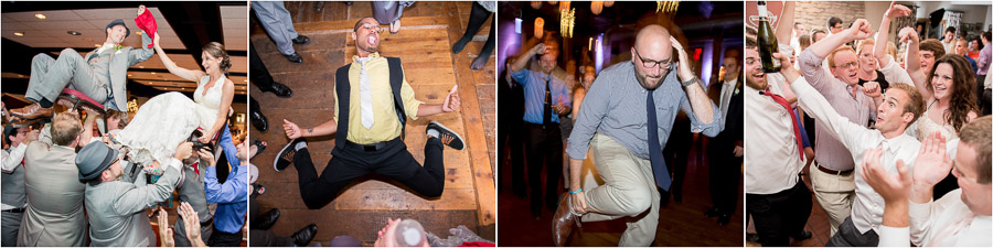 Super funny and fun dance floor moments at weddings by TALL + small Photography