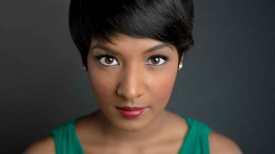 Gorgeous headshot of an Indiana University opera singer by TALL + small Photography