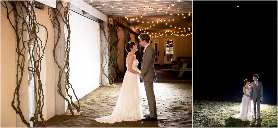 Gorgeous, fun, winter, outdoor bride and groom portraits at King Family Vineyards