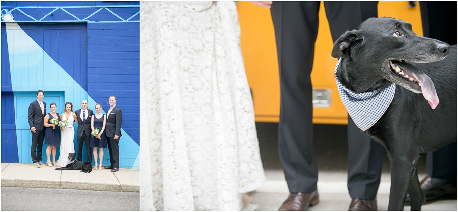 Hip downtown wedding portraits by TALL+small.