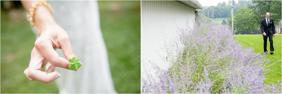 Cute flower details at wedding by TALL+small.