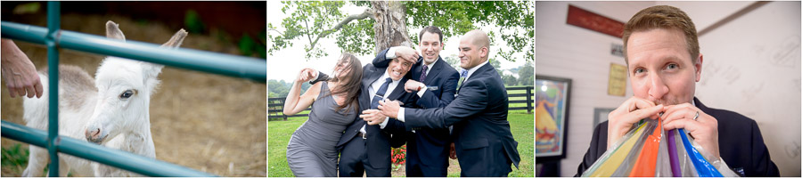 Fun candid wedding moments at Sycamore Farm. TALLsmall Photo.