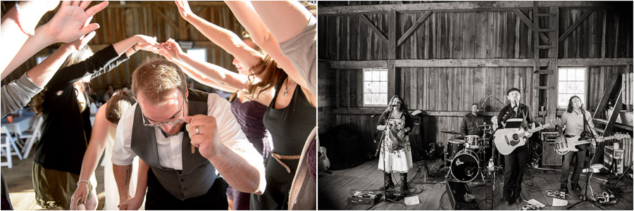 Awesome dancing photos with Irish rock band, Reilly at Lafayette wedding