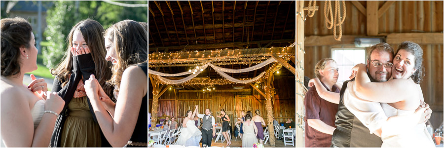 Sweet wedding moments at orchard wedding in Indiana