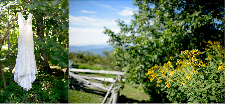 Summer Wintergreen wedding details of dress by Tall and Small Photography