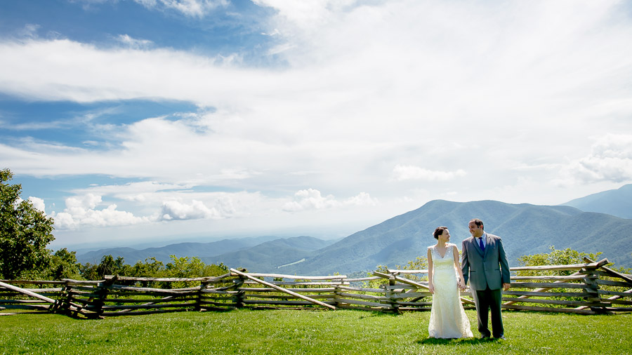 Breathtaking views at Wintergreen, VA wedding by Tall and Small Photography