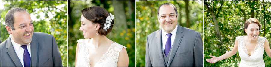 Gorgeous and fun bride and groom portraits at Wintergreen Resort wedding