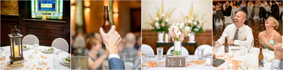 DIY wedding details and fun moments at Indianapolis wedding