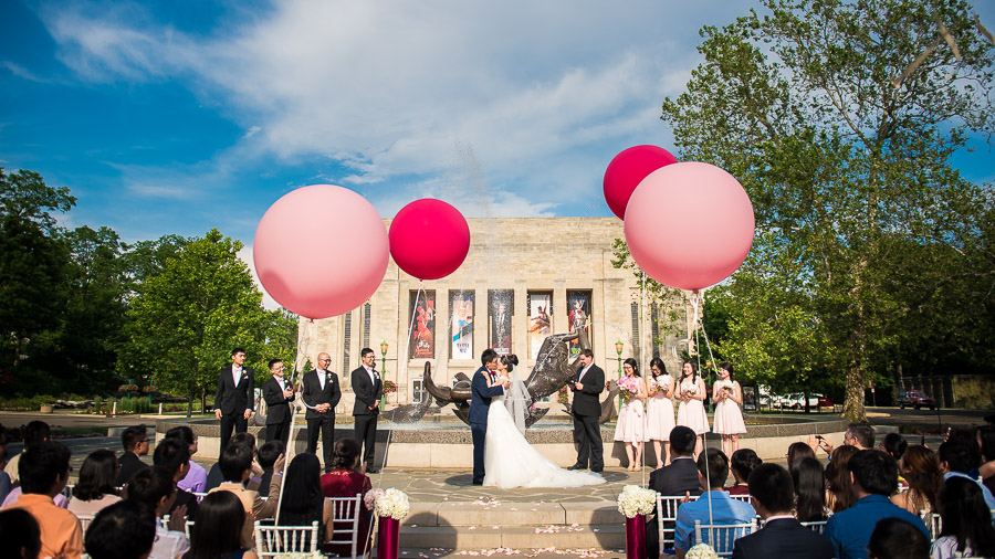 Showalter Fountain Wedding IU