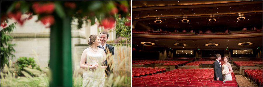 IU Auditorium Wedding Bloomington