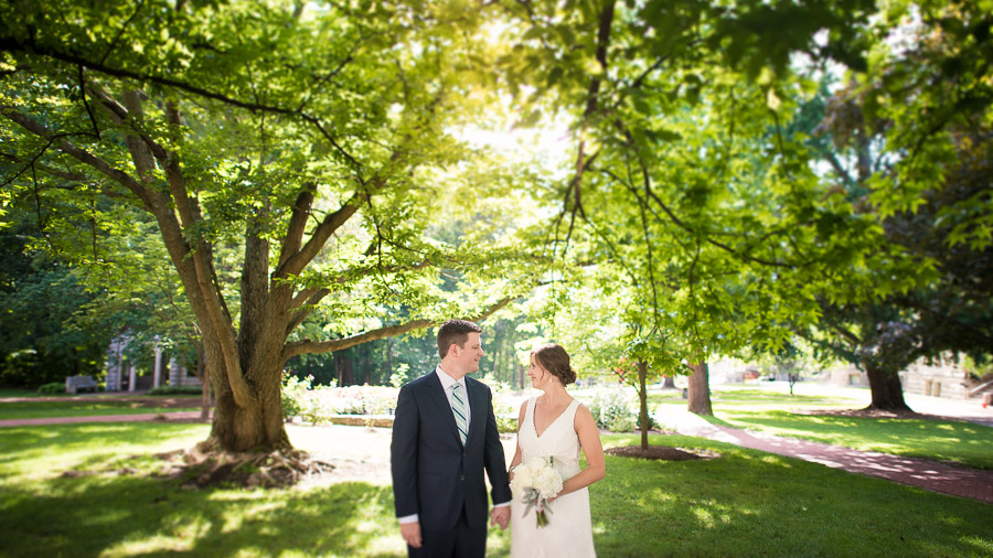 Indiana University Wedding Photos Rose Well House