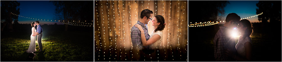 Creative Nighttime Wedding Photos, Bloomington IN