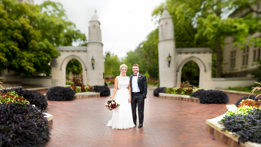 IU Bloomington Wedding Photography Sample Gates