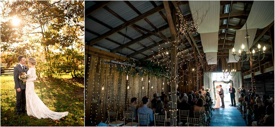 sycamore farms wedding ceremony