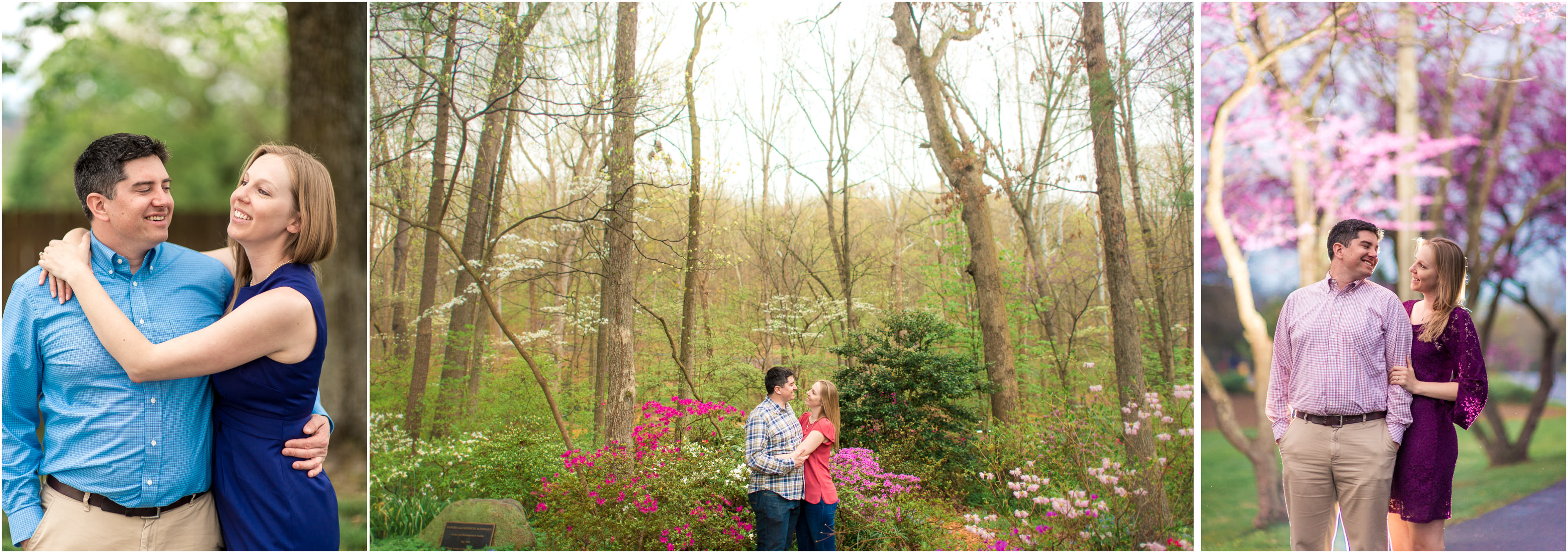 Harrisonburg Engagement Photography at the JMU Arboretum