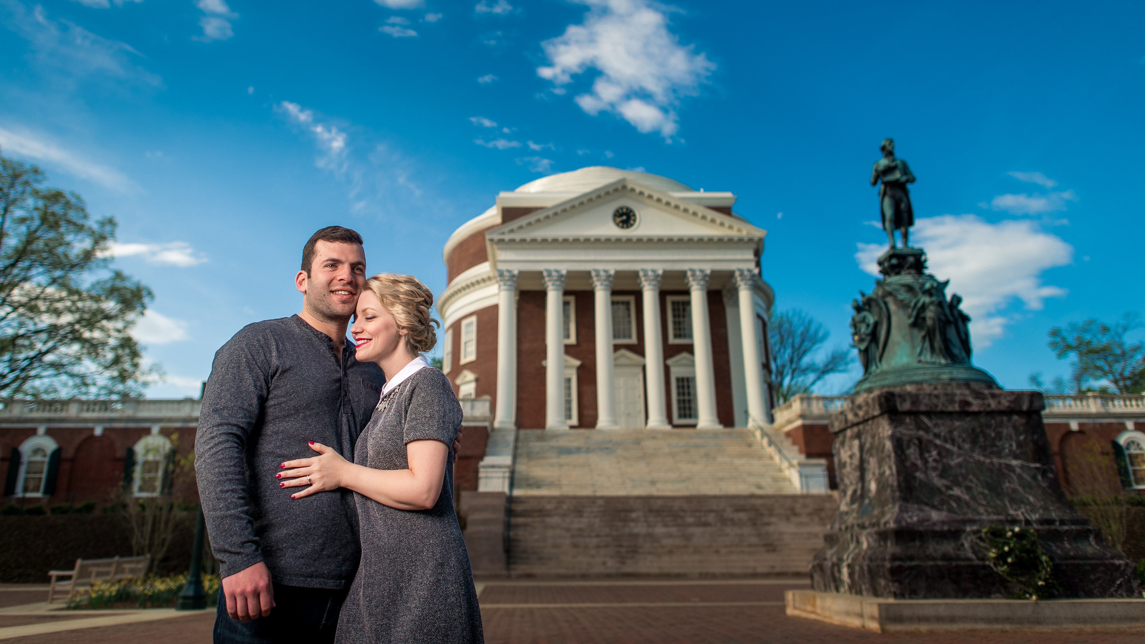 Charlottesville Engagement Photography at UVA