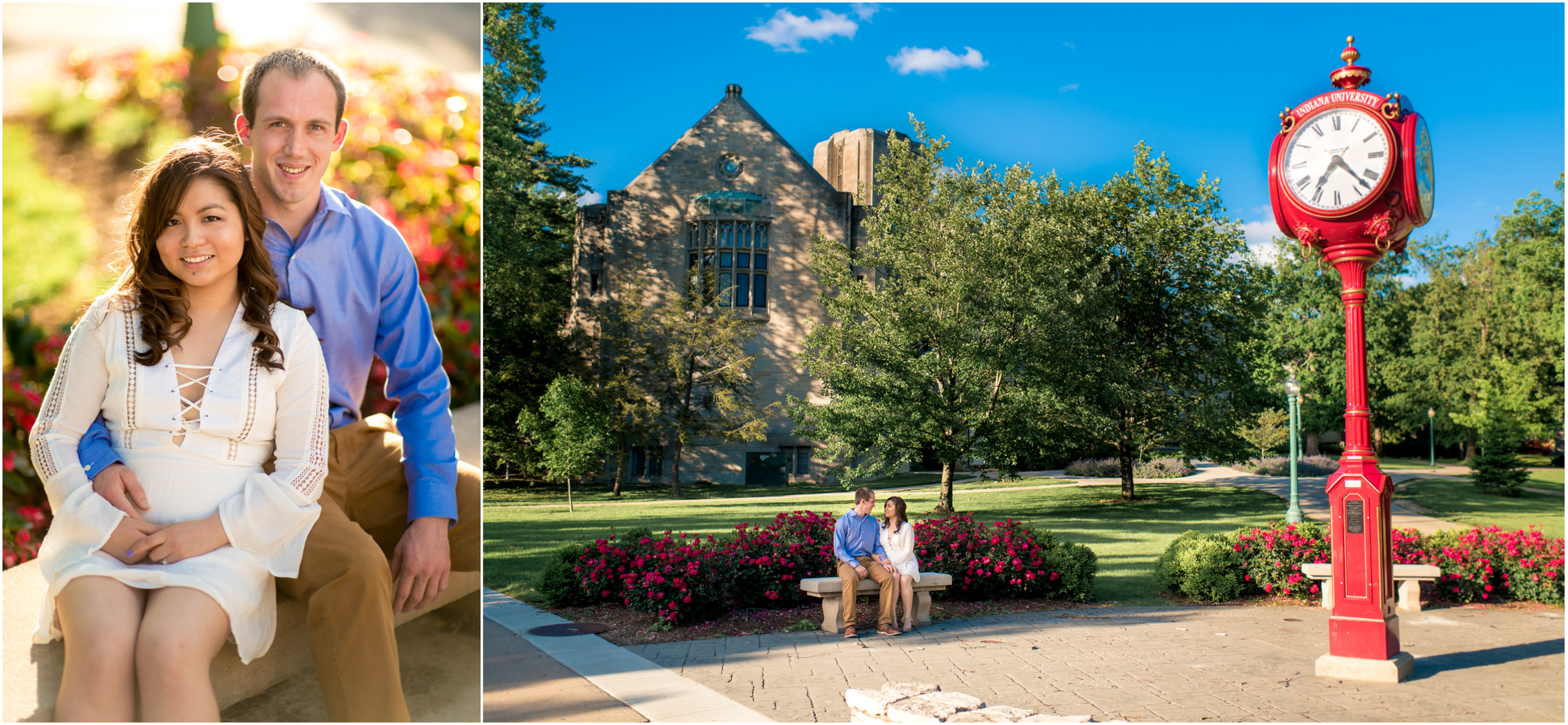 Brandon + Mo's IU Campus Engagement Photos!