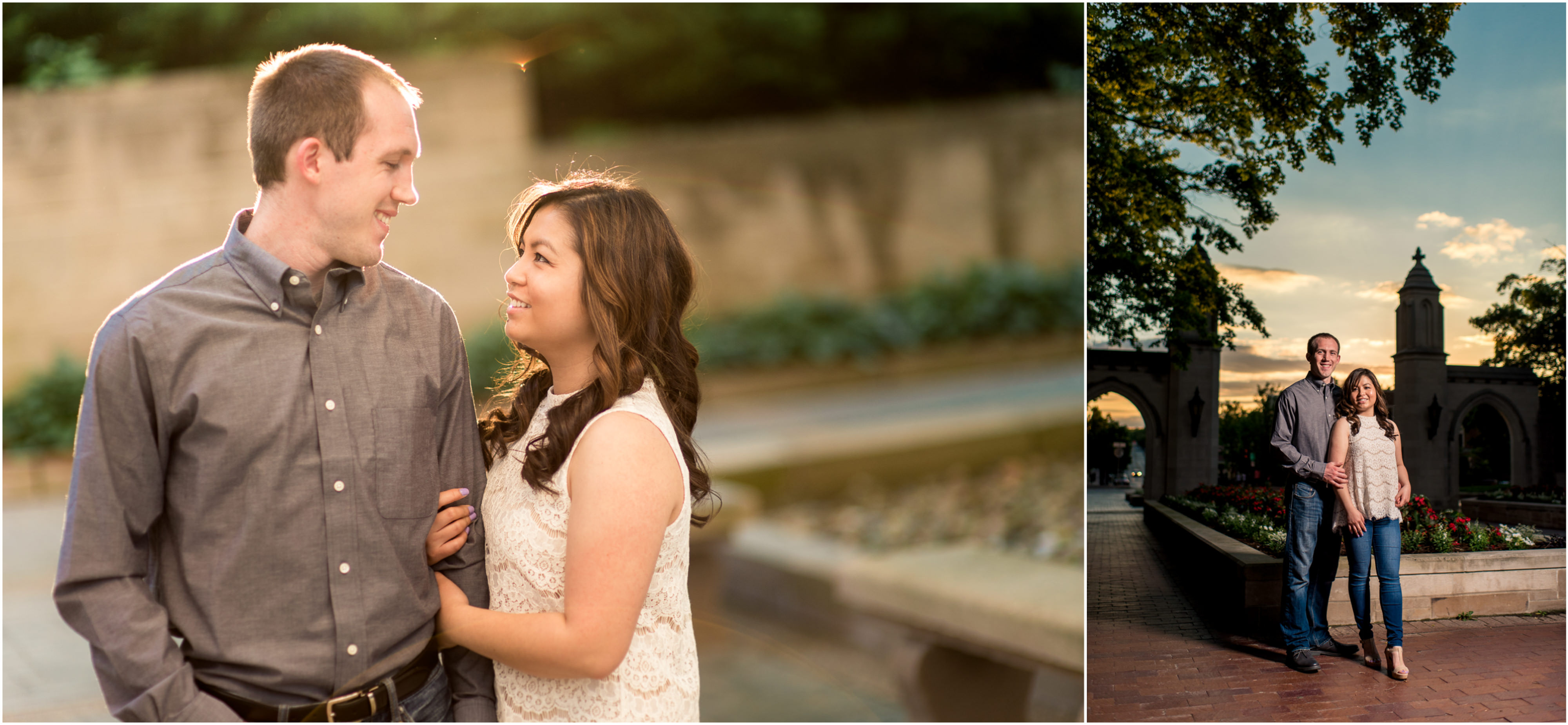 Brandon + Mo's IU Campus Engagement Photos!