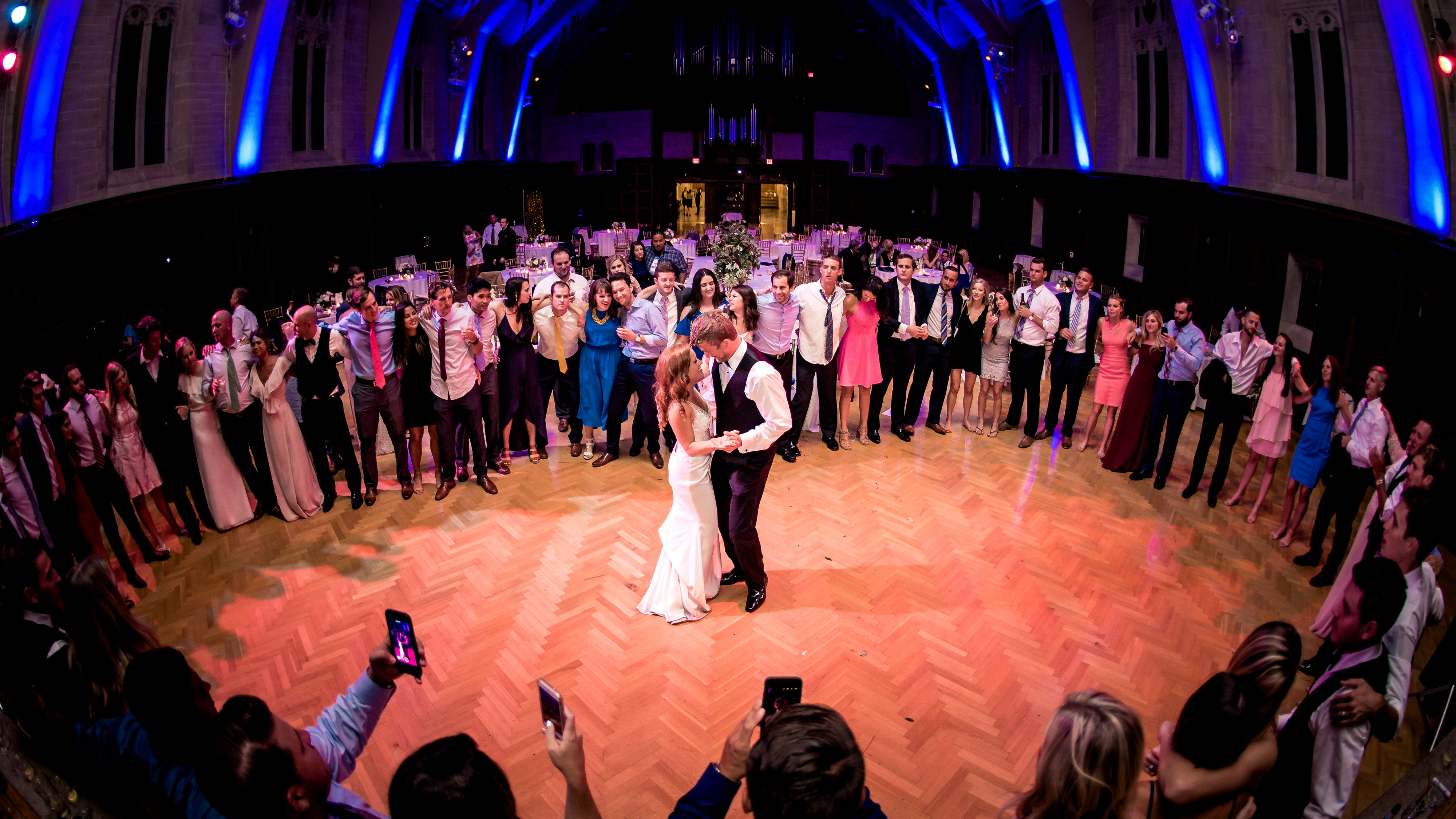 IU Hall of Murals Wedding and Alumni Hall Reception Photos