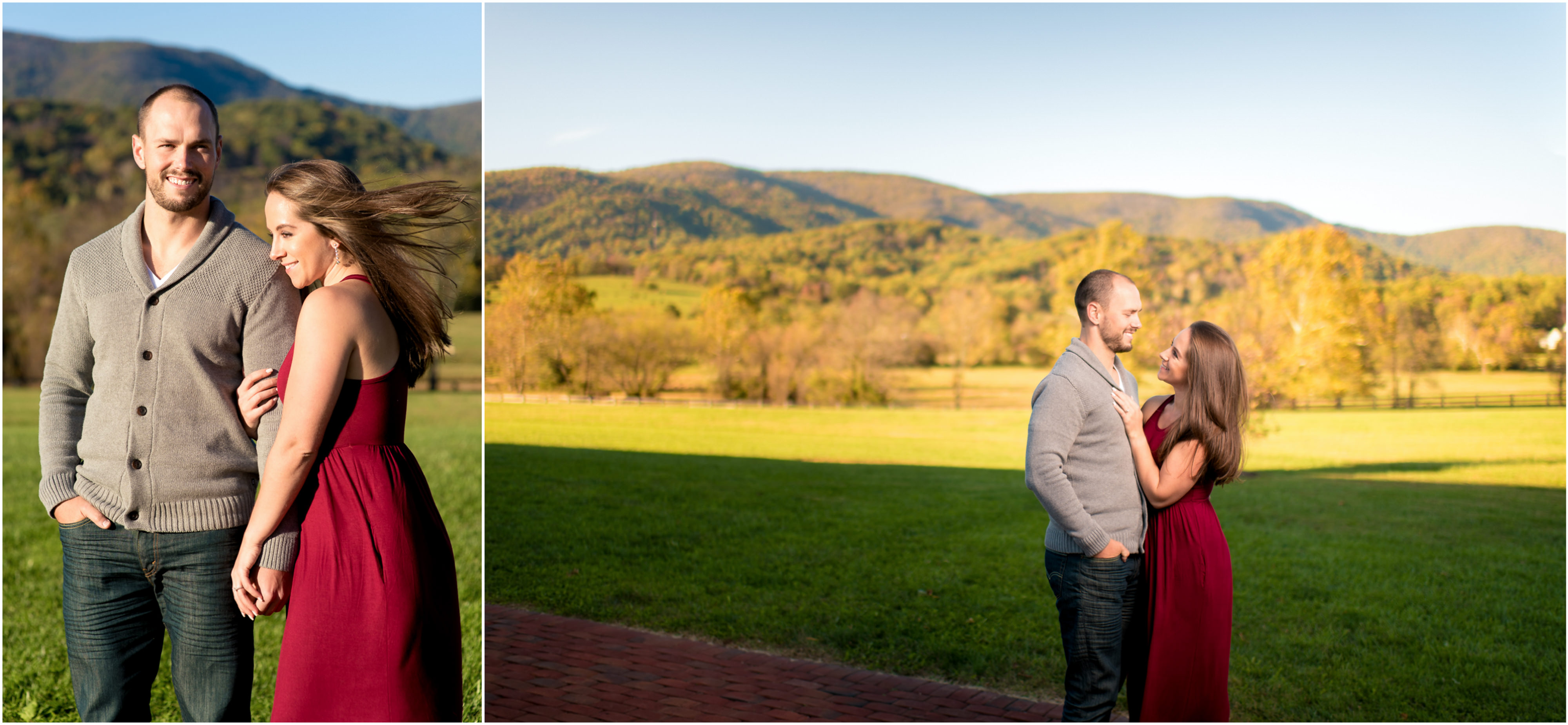 King Family Vineyard Engagement Photography