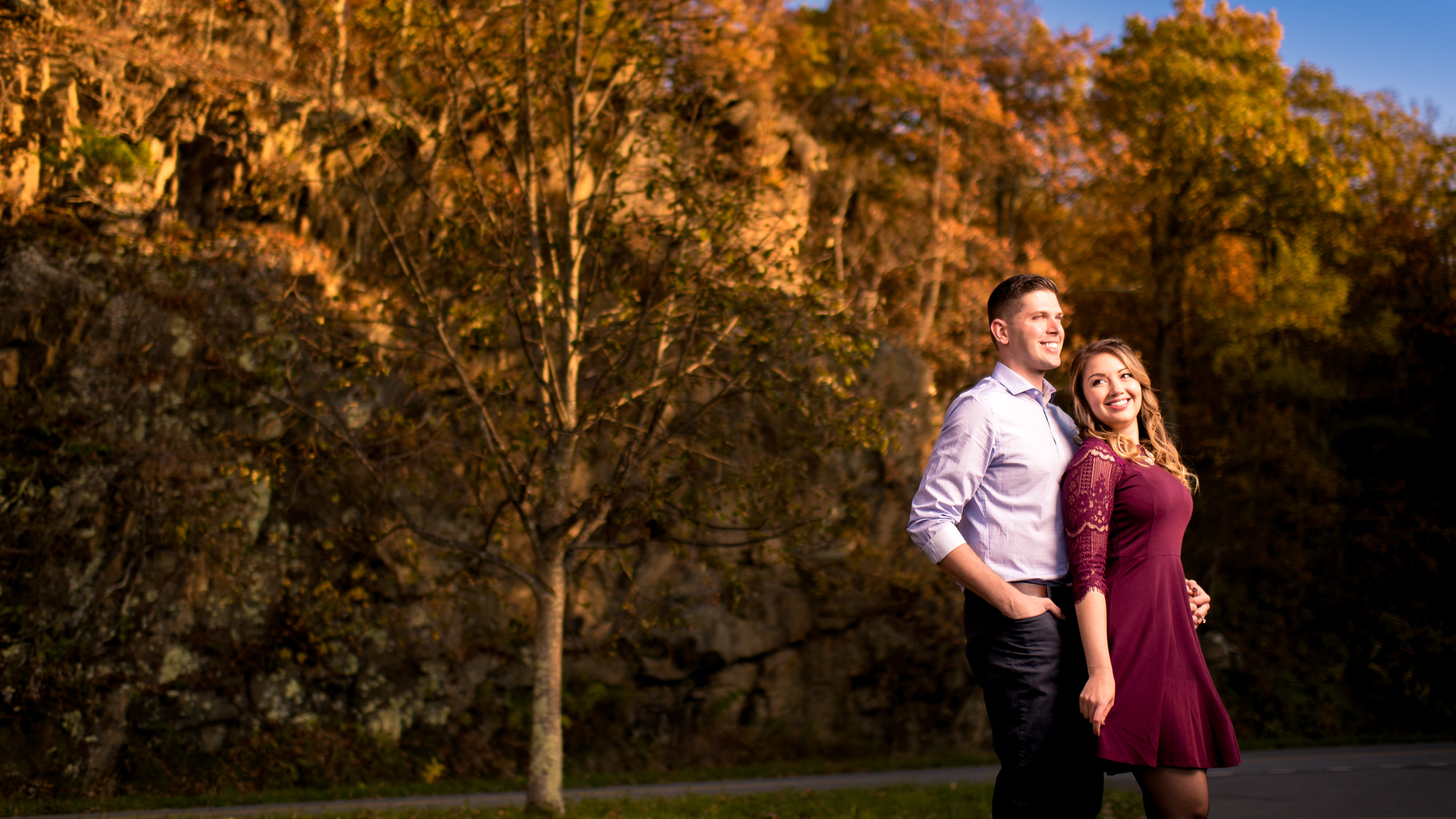 Rimma + Will's Skyline Drive Engagement Photos