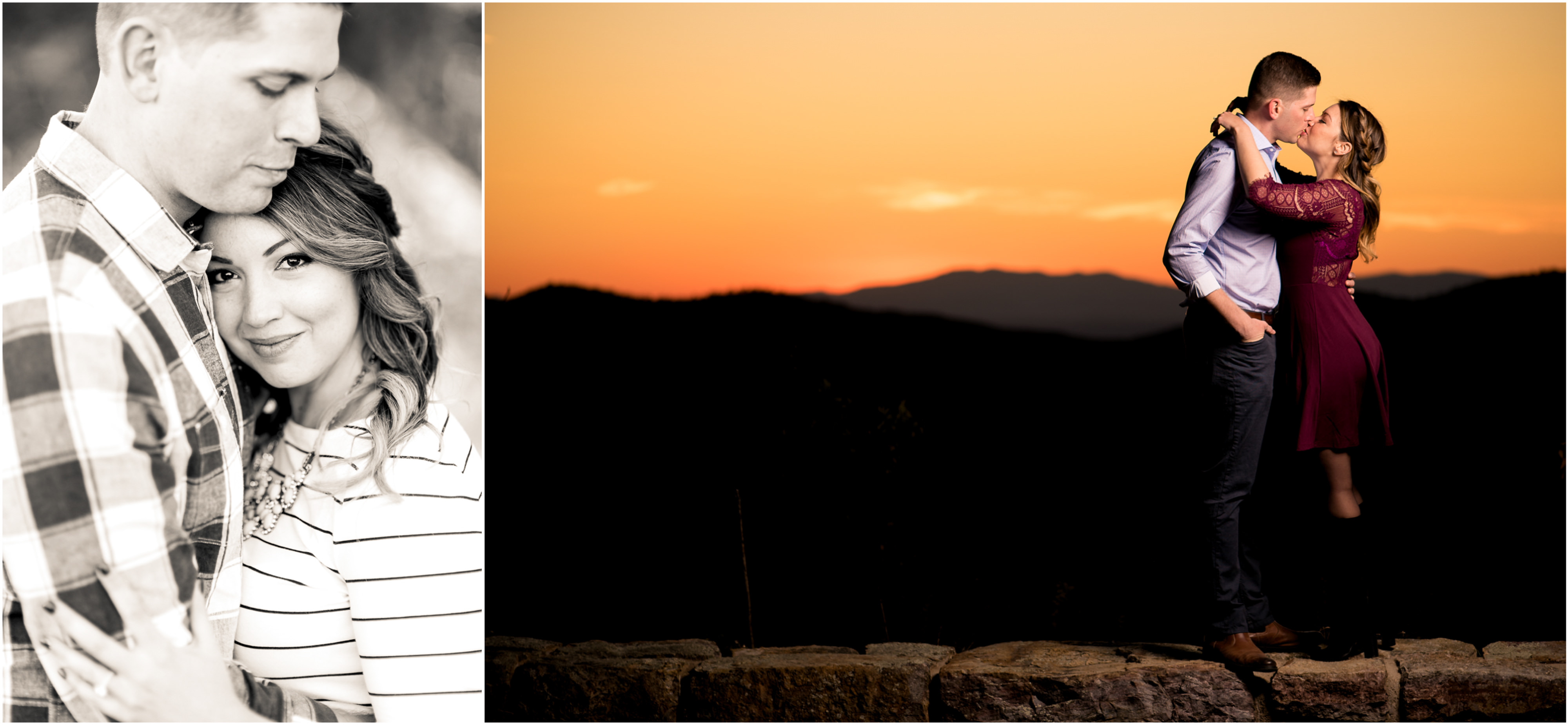 Blue Ridge Mountain Engagement Photos