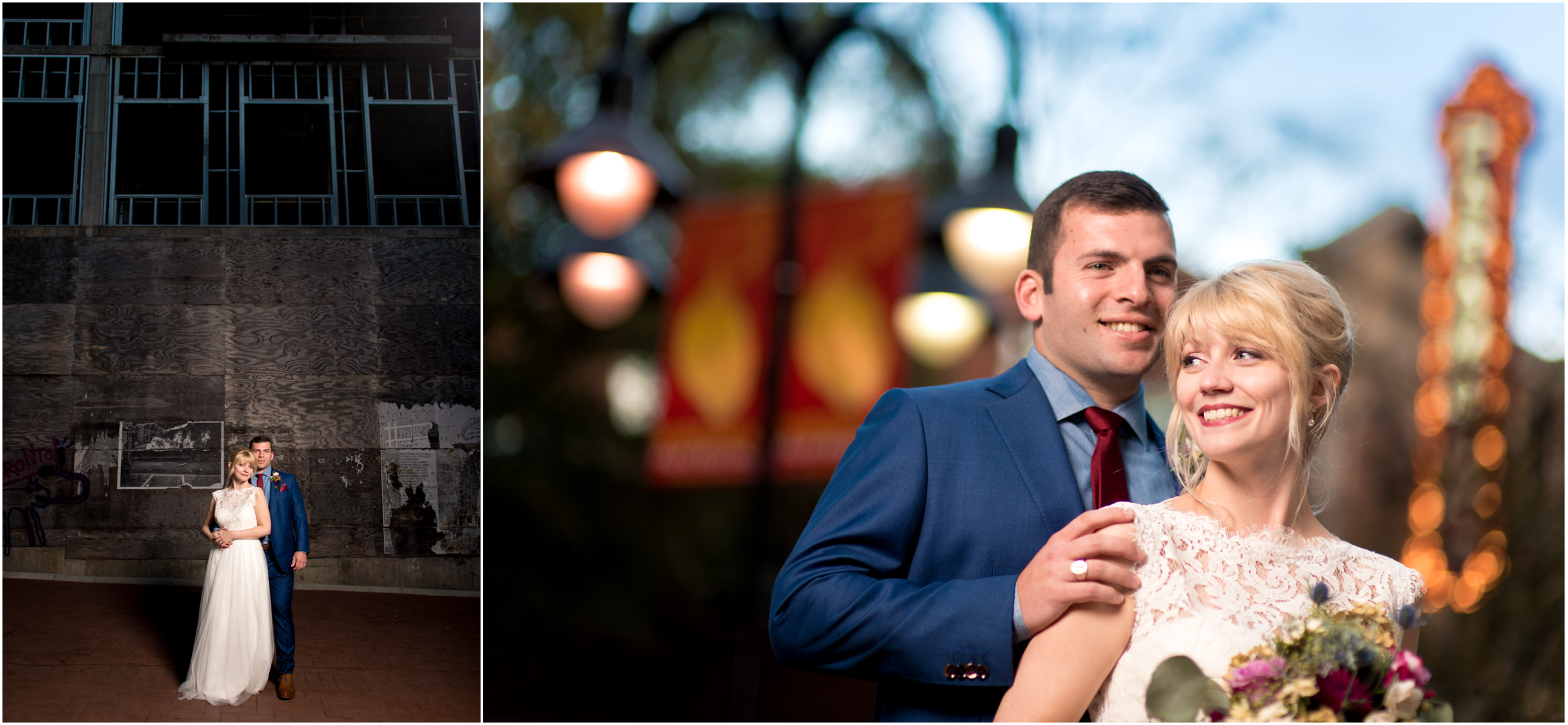 Downtown Charlottesville Mall Wedding Photos