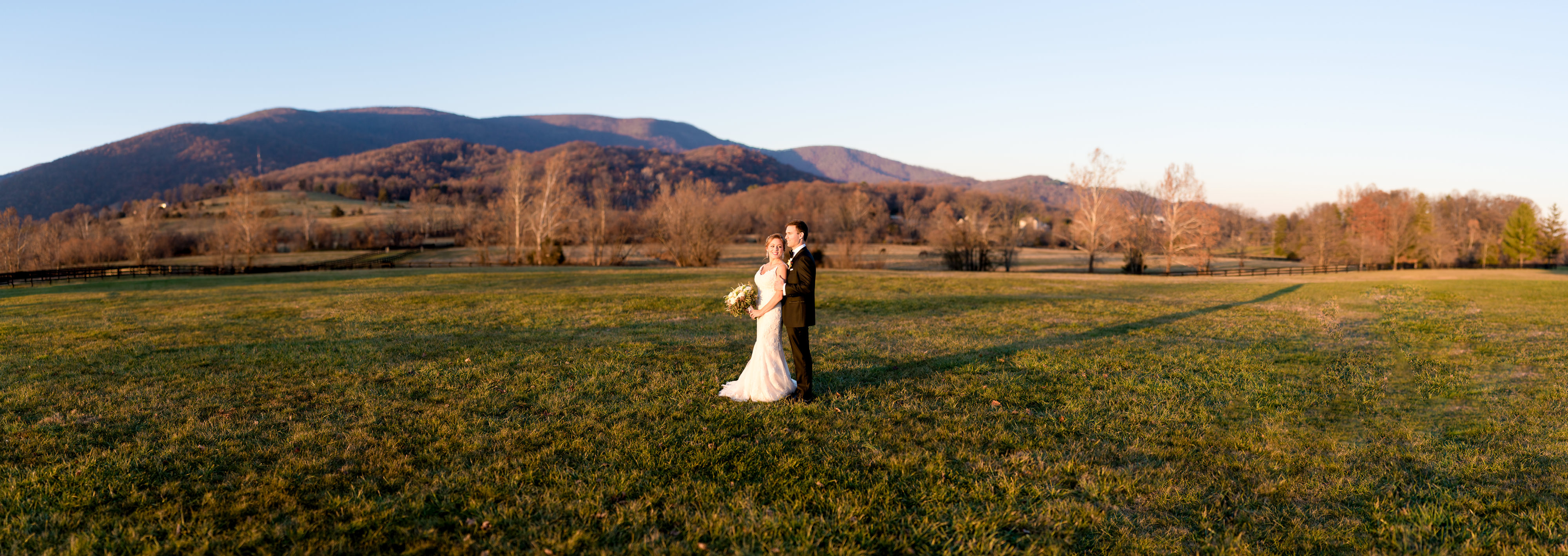 Virginia Fields and Mountains Wedding