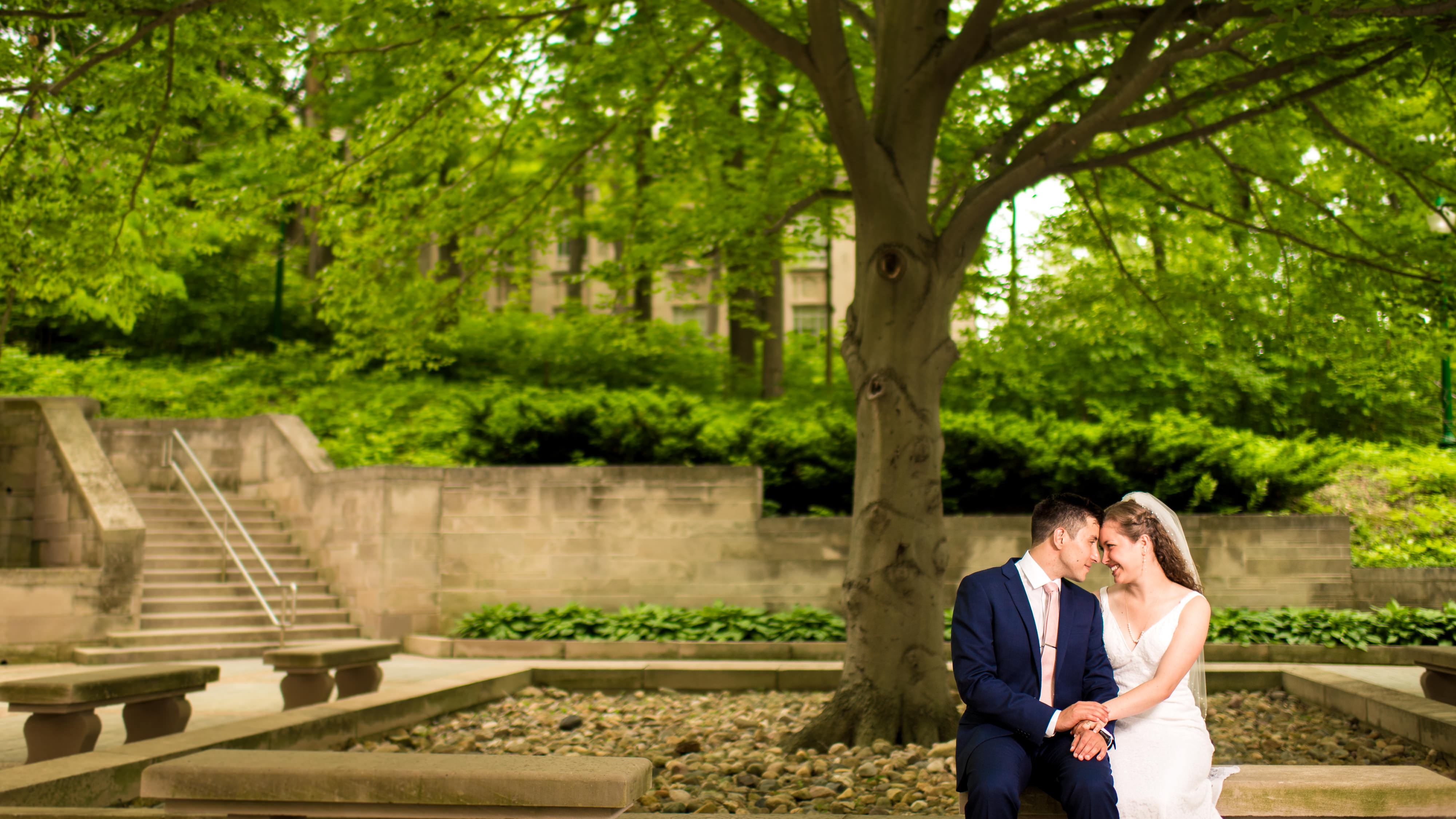 IU Campus Wedding Photos