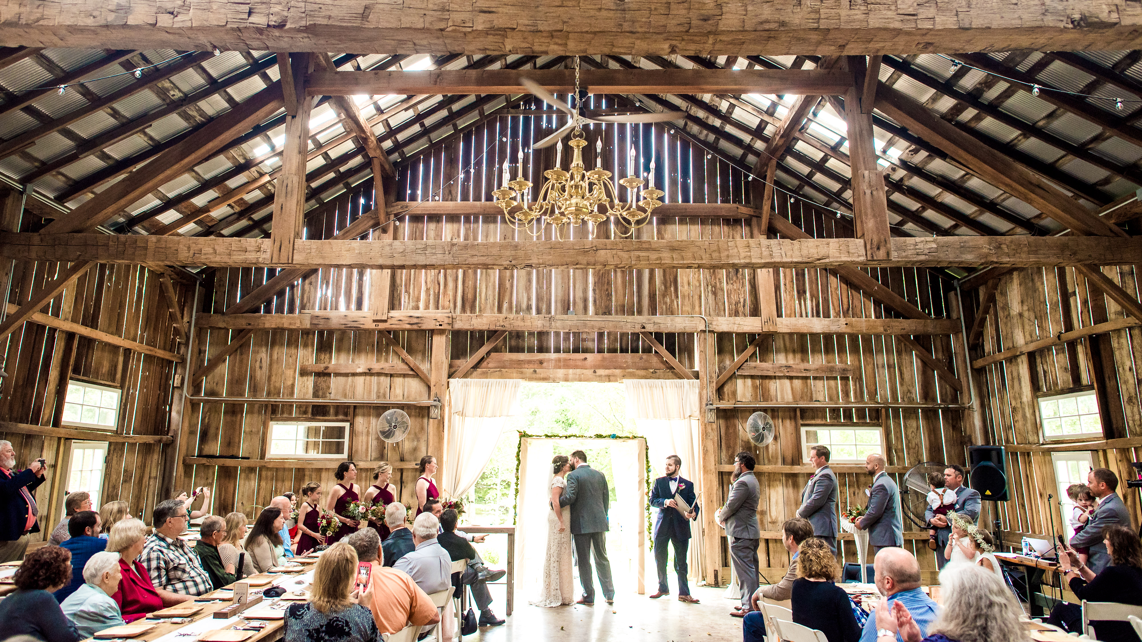 The Old Barn Brown County Wedding Ceremony