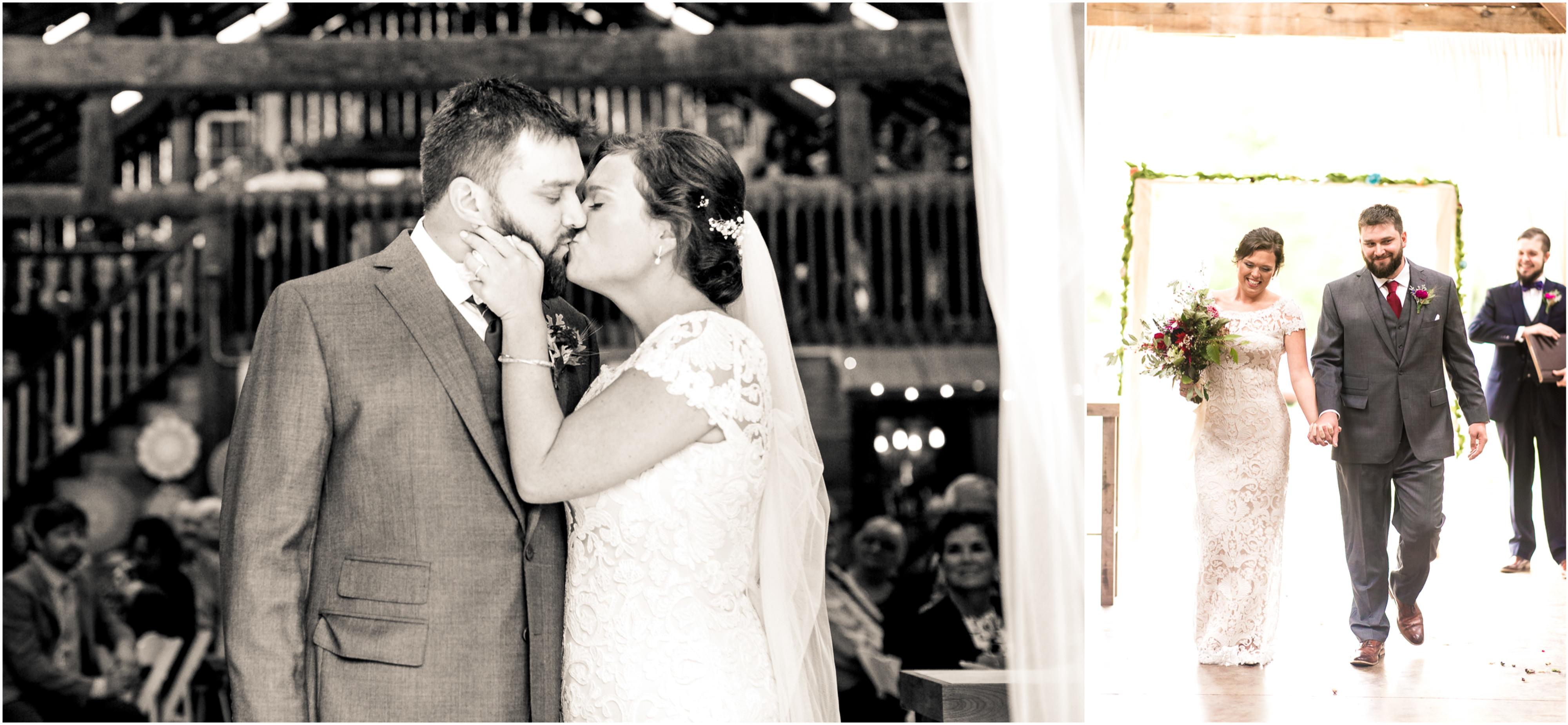 The Old Barn Brown County Wedding Ceremony