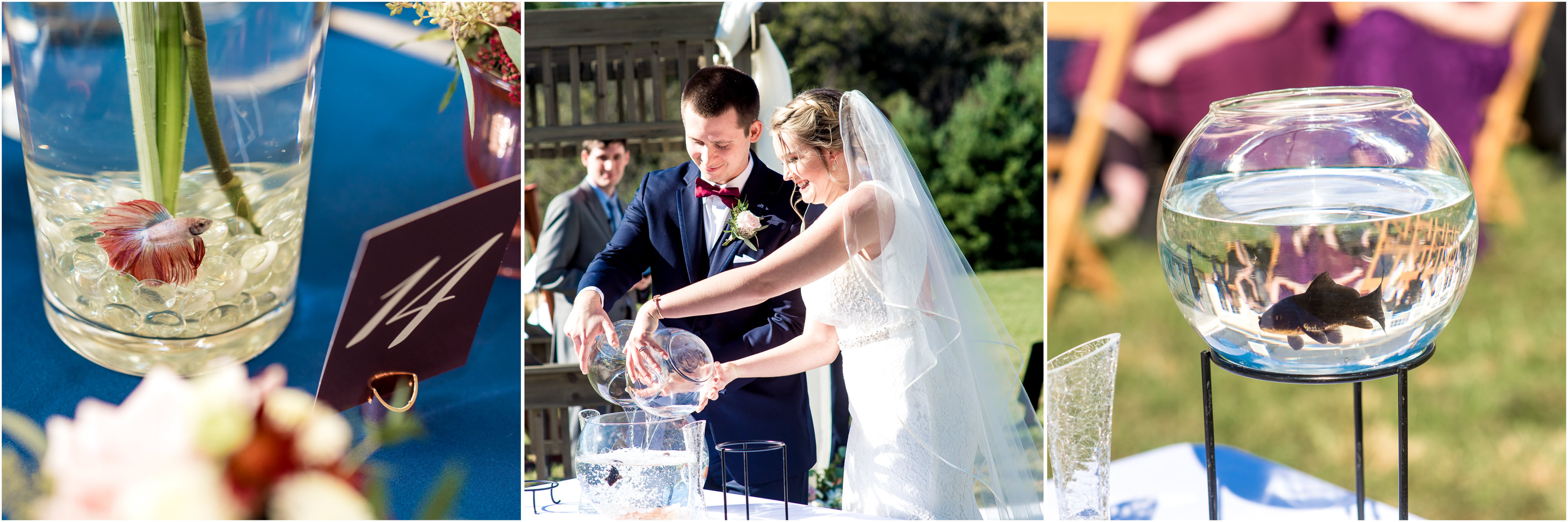 Fish Bowl in Wedding Ceremony