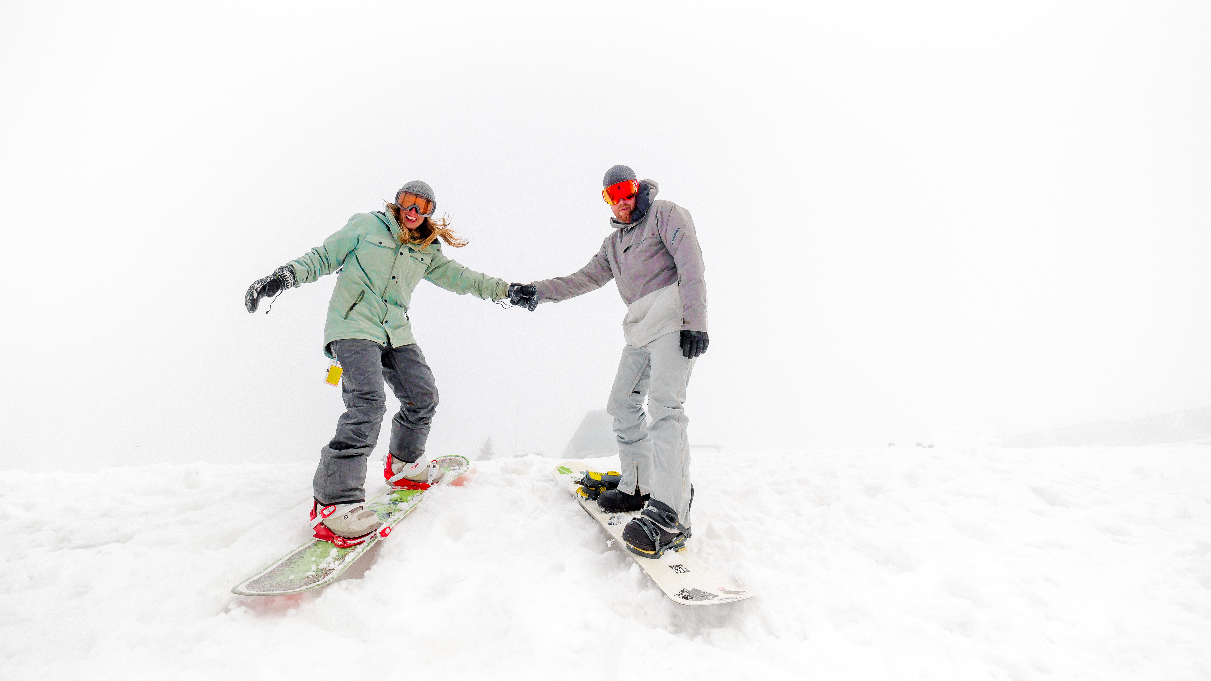 Annie + Kyle | Snowboarding Engagement
