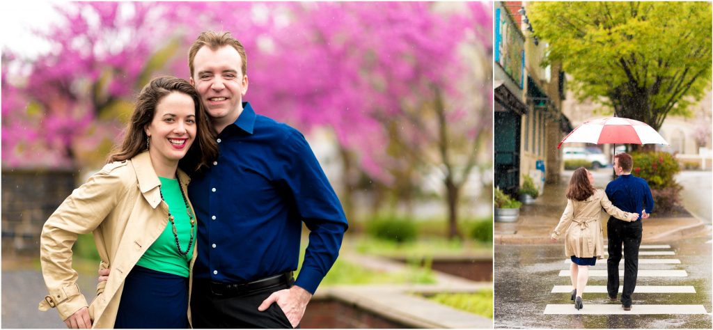 Rachel + Travis in Harrisonburg for their engagement pics