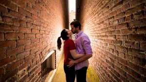 Downtown Staunton Virginia Photography in an alley