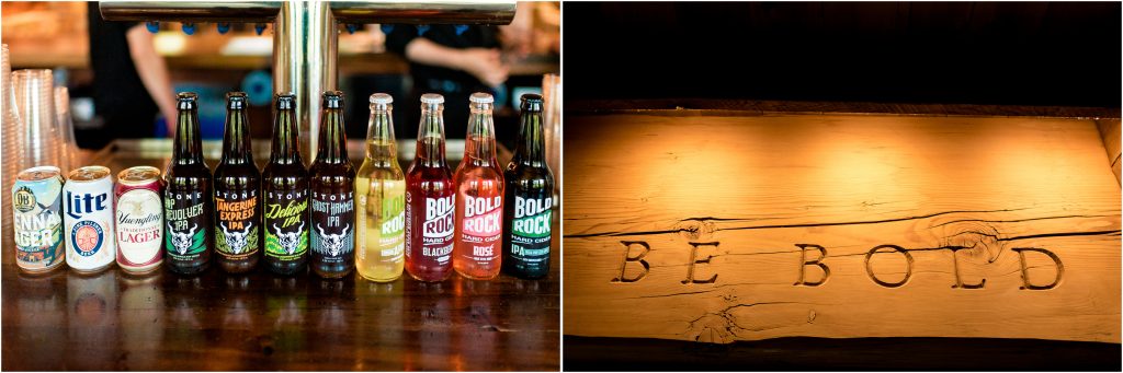 Wedding details from Bold Rock Cidery in Nellysford