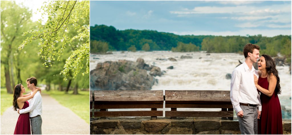 Sam + Bryan in Great Falls Park