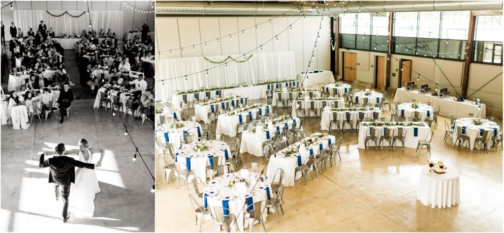 Sam + Jeremiah's first dance at their Woolery Mill wedding