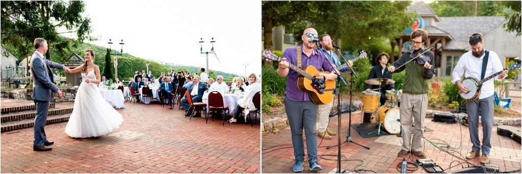 wintergreen wedding reception at the blue ridge terrance